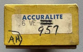 Ve-823 Accuralite 957 Set Of 6 Valves
