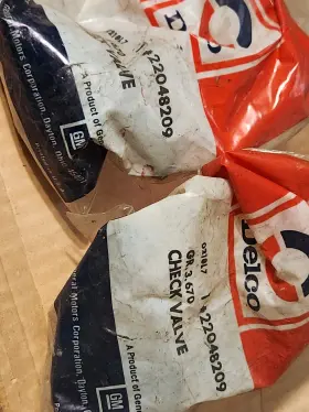 22048209 Acdelco Nos Gm A/c Delco Emission Diverter Check Valves 2
