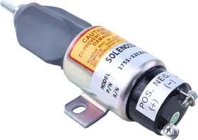 1751-12e2u1b1s1 Aftermarket 12v Shutoff Solenoid For Cummins Heavy Equipment Excavator