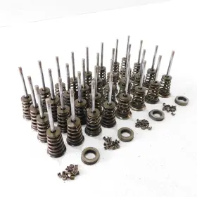 94810532102 Audi 32pc Oem Porsche Cayenne 4.5l 955 Exhaust And Intake Valves Springs With Locks Set