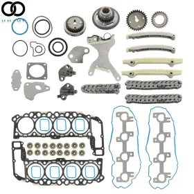 Apo255232 Autoooparts Head Gasket Set Timing Chain Kit For 04-07 Jeep Mitsubishi Dodge Ram 1500 4.7l