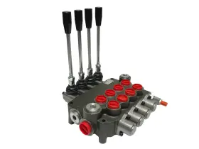 645765 Badestnost 4 Spool Hydraulic Directional Control Valve Open Center 21 Gpm 3600 Psi