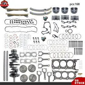 Ber535455 Berliii G6dh 3.3l Engine Rebuild Overhaul Kit For 2011-2019 Hyundai Azera Kia Sorento