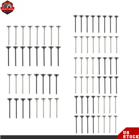 Ber92145 Berliii 80pcs Intake Exhaust Engine Valves 5 Set For Gm 2.0 2.2 2.4 Ecotec Dohc