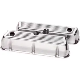 95320 Billet Specialties Valve Covers Small Block Fits For Chevy Ball