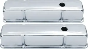 T9215 Cfr Performance Chevrolet 262-400ci Small Block Chrome Tall Profile Valve Covers