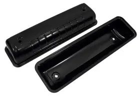 Tr6582b Cfr Performance 1955-64 Ford 272/292/312 Y-block V8 Steel Valve Covers - Black F-100 / F-250