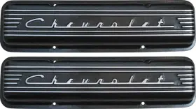 Pre-1986 Classic Industries 710430b Chevy 262-400ci Small Block Black Finish Inch Chevrolet Script Valve