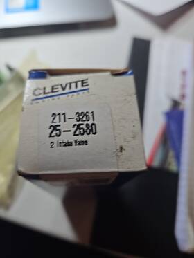 Clevite 027067061447 Set Of 5 211-3261 25-2580 Intake Valves