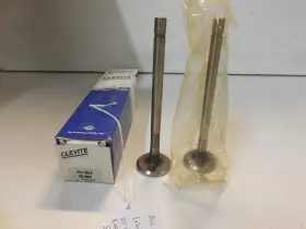 211-1073 Clevite Pair Of New Exhaust Valves 3.312 Inch Bore 5.05 Long 2111073