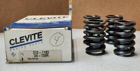 Clevite 212-1183 / Mahle Engine Valve Spring 24-739r - Set Of 4 Nos