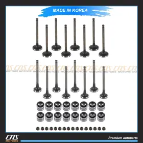Vkvss209lif Cns Intake Exhaust Valve Kit With Stem Seals And Lifters For01-11 Hyundai Kia 1.6l