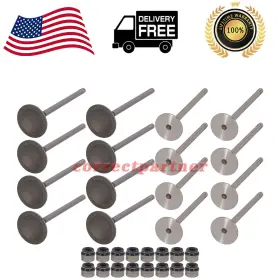 06d109611l Correctpartner 06d109611 16pcs Engine Intake And Exhaust Valves For Audi A4 Q5 Vw Jetta Gti 2.0t