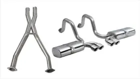 14111cb Corsa Exhaust - Sport 304 Ss Cat-back System With Quad Rear Exit