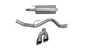 14837 Corsa Performance For 2015 Ford F-150 5.0l V8 Super Crew Cab Polished Sport Single Side
