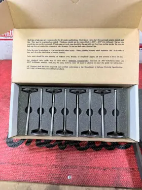 Edp-iv-73223-7m-crn-h-tip2 Del West New Nascar Titanium Valves 7mm Hc77 Hc79