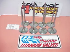 Iv-2048-b-crn Del West Titanium 8 New 6 Mm Intake Valves 6.00 Inch - 2.150 -.160 Tip Nascar