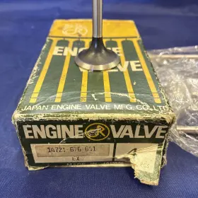 14721-676-641 Dokuro Honda Genuine Exhaust Valves 1979 Accord Prelude - Nos Oem 4