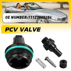 Fqg-e82-07-13 Ebe-auto Upgraded Pcv Valve And Cover Fit For Bmw E90 E89 E61 E60 135i 335i 535i 740i X6 Z4