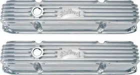 E4192 Edelbrock Performance Products 1960-76 Mopar Rb / B Big Block Polished Classic Aluminum 4 Inch Tall Valve
