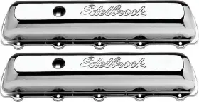 E4485 Edelbrock Performance Products 1967-80 Olds 350ci And 403ci Signature Series Valve Covers 5 10 Bolt Heads