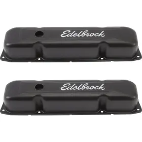 E4493 Edelbrock Performance Products 1960-76 Mopar Big Block Signature Series Tall Profile Black Valve