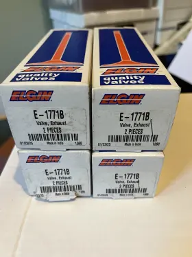 E1771b Elgin Engine Exhaust Valves 8 Ford Nib