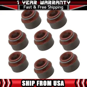 Vvat251215znfzc199 Elring Engine Valve Stem Oil Seal Set 8pcs Of For Volkswagen Beetle