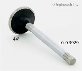 Enginetech 707473085915 Exhaust Valve For Select 68-89 Chrysler Dodge Plymouth Models V1721