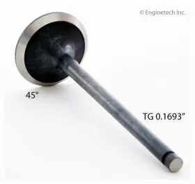 Em4437 Enginetech Exhaust Valve For Select 04-15 Saab Subaru Models