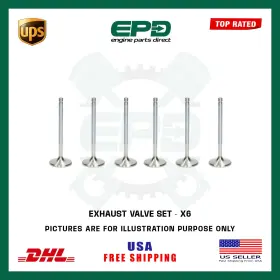 Ev95221 Epd Exhaust Valve Set For M1da 1.0 Focus Fiesta Eco Boost Petrol Engine - X6