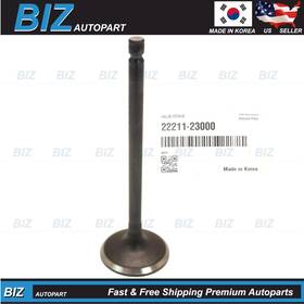 Factory/oem 22211-23000 8x Intake Valves For 1996-2000 Hyundai Elantra 1997-2001 Tiburon