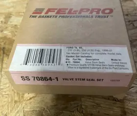 Ss70864-1 Fel-pro 70854-1 Ss 70864-1 Engine Valve Stem Seal Set Felpro
