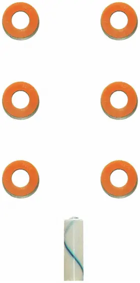 Ss72839-1 Fel-pro Exhaust Valve Stem Seal Set For 1993-1996 Ford 4.9l 300
