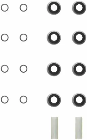 Ss72877 Fel-pro Engine Exhaust Valve Stem Seal Set - 1981-1996 Gm 267 305 350 V8