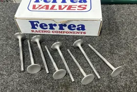 F1256p-8 Ferrea Exhaust Valve Set 8 11/32 Inch 1.60 600 Long 18 Degree Sbc