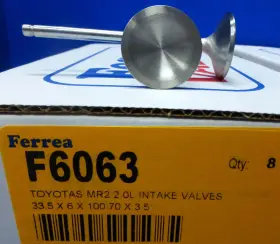 3s-gte Ferrea F6063 6000 Turbo Valve Toyota Mr2 Celica 2.0l 3sgte Gen 3 1990-98