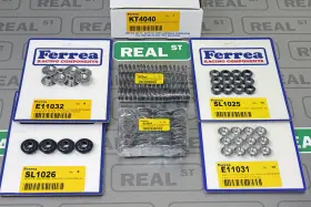 Kt4040 Ferrea 65lb In / 80lb Ex Valve Springs And Ti Retainers Kit Vw Audi 98-05 1.8t 20v