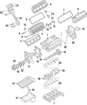 8c3z-6505-a Ford Genuine Exhaust Valve