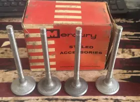 B8s-6505-aa-up Ford Nos Oem 1958 1959 Mel 383 430 Std. Exhaust Valves Set Of 4