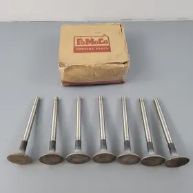 C0ae-6505-t Ford 7 Nos Exhaust Valves 1954-64 223 L6 55-57 272 292 56-60 312 V8