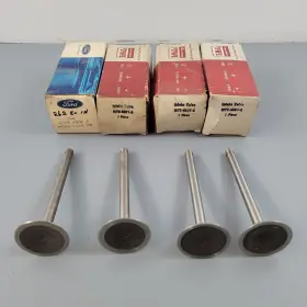 C1te-6507-a Ford 4 New Nos 1964 262 Exhaust Valves Fomoco