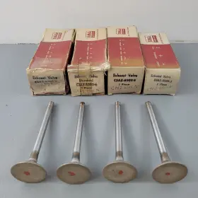 C3az-6505-e Ford 4 New Nos Fomoco Exhaust Valve 1954-1962 239 272 292 312