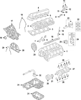 Cc3z-6505-b Ford Genuine Exhaust Valve
