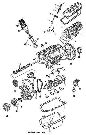 E6dz-6505-a Ford Genuine Exhaust Valve