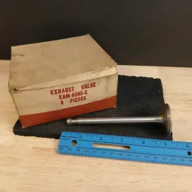 Eam-6505-e Ford 1952 1953 Truck 279 317 V8 Y-block Exhaust Valve Set # Nos Oem