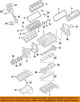 3c3z-6514-aa Ford Oem 03-10 F-350 Super Duty-engine Valve Spring Keepers Retainers 3c3z6514aa