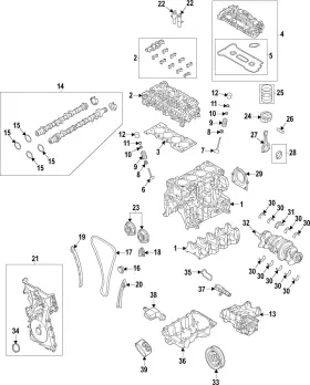 P2gz-6505-a Ford Genuine Exhaust Valve