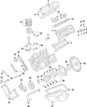 Xl3z6505aa Ford Genuine Engine Exhaust Valve