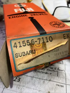 41556-7110 Fuji Subaru Exhaust Valves . Nos. 41556-7110. Pack Of 4